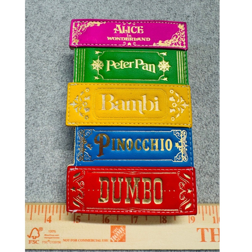 Stitch Shoppe by Loungefly Disney Storybook Books Bifold Wallet Alice Peter Pan